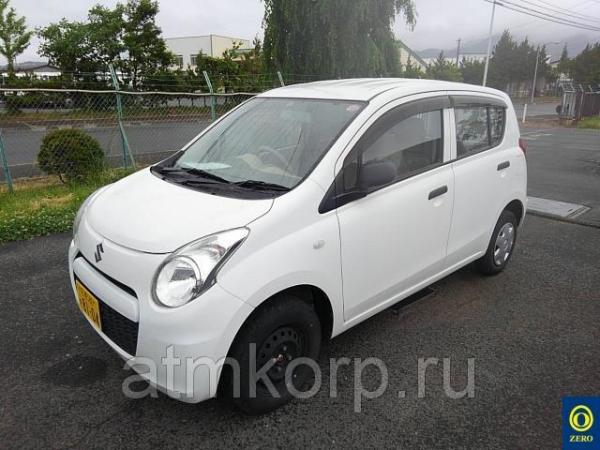 Хэтчбек 7 поколение SUZUKI ALTO кузов HA25S гв 2013 4WD пробег 46 тыс км цвет белый — фото 2